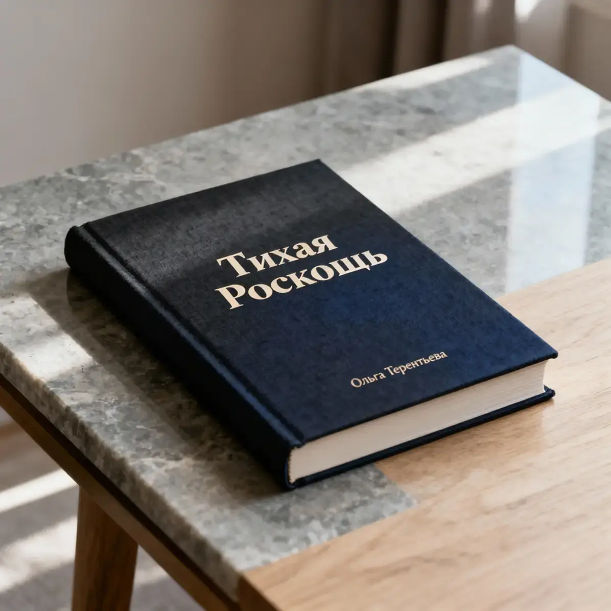 Ольга Терентьева с книгой «Тихая роскошь»